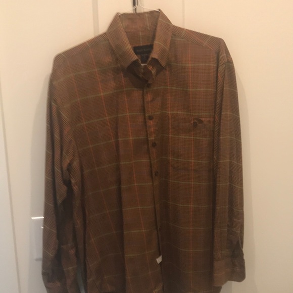 Men’s button down plaid flannel shirt - Picture 2 of 4
